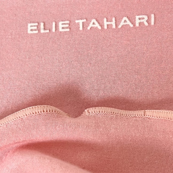 Elie Tahari Pink Ruffle Edged Stretch Tee 🎉Host Pick🎉 - Picture 6 of 11